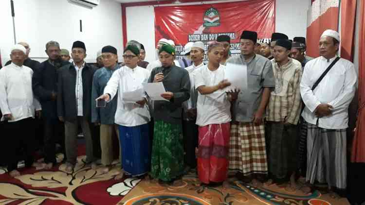Laskar Aswaja Nusantara dan AMK Gelar Doa Bersama untuk Pemilu 2019