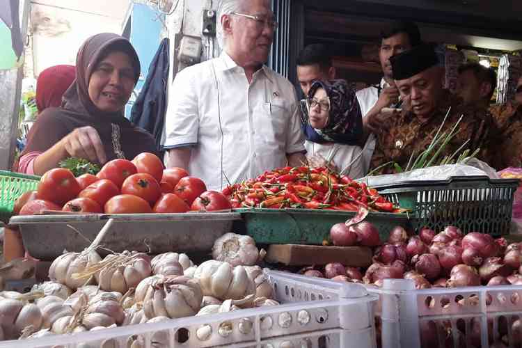 Tinjau Harga Sembako, Mendag Sidak Pasar di Kabupaten Malang