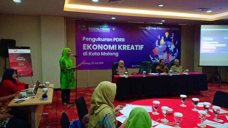 Ukur PDRB Ekonomi Kreatif Kota Malang, Barenlitbang Gelar FGD