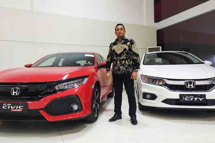 Branch Manager Honda Sukun Malang, MF Yuniarsyah. (deny rahmawan)