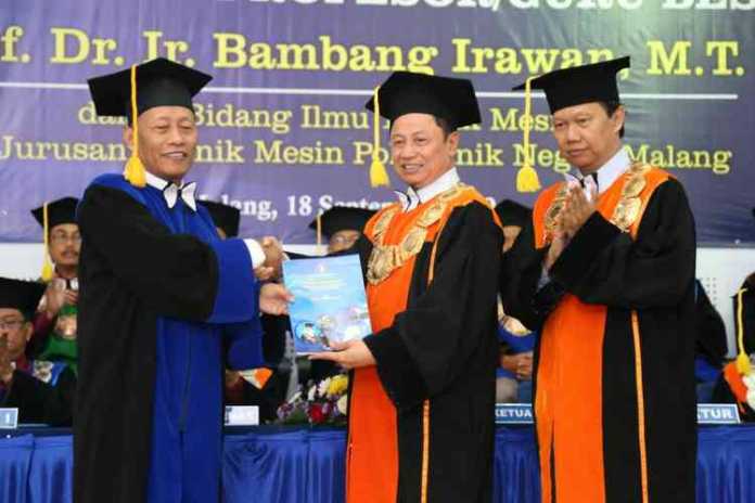 Pengukuhan guru besar Prof. Dr. Ir. Bambang Irawan, M.T. (istimewa)