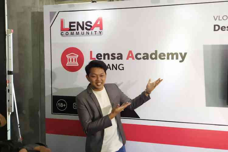 Bayu Skak di Lensa Academy Malang 2019. (deny rahmawan)