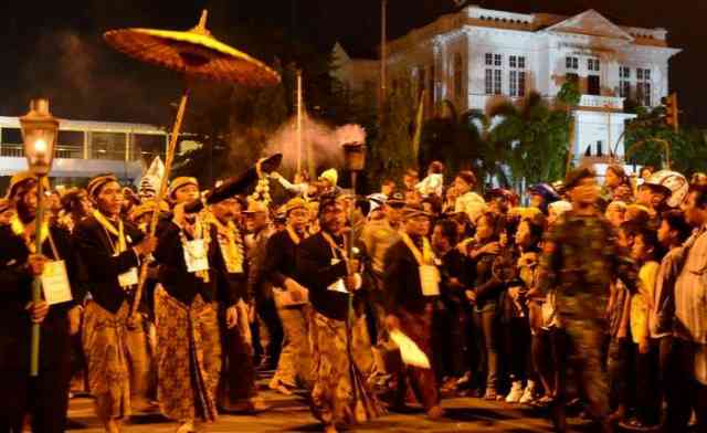 Perayaan malam satu Suro di Yogyakarta (ist)