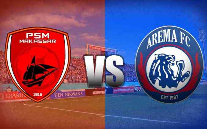 PSM Makassar vs Arema FC. (Mvoice)