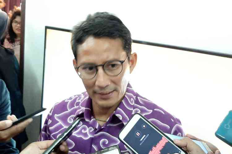 Mantan calon wakil presiden, Sandiaga Uno saat berkunjung ke Malang beberapa waktu lalu. (Lisdya)
