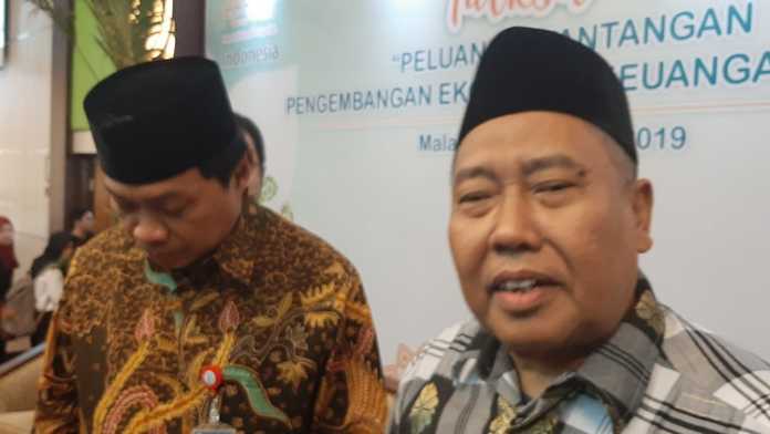 Ketua Umum Pengurus Daerah Masyarakat Ekonomi Syariah (MES) Kota Malang, M. Mas’udi Busyiri. (Lisdya)