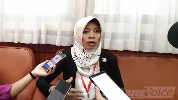 Wakil Dekan 1 FISIP UB, Siti Kholifah. (Lisdya)