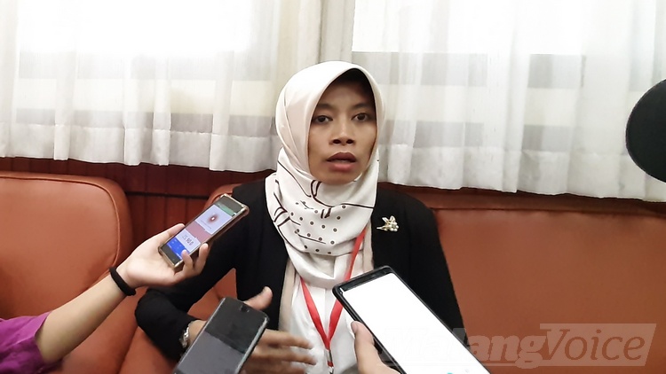 Wakil Dekan 1 FISIP UB, Siti Kholifah. (Lisdya)