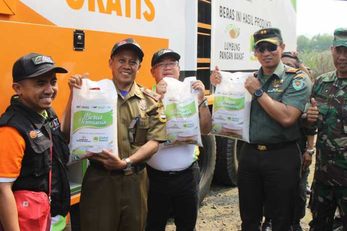 Peluncuran Jelajah Humanity Rice Truck ACT untuk warga Prasejahtera. (Istimewa)