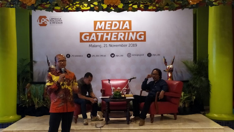 Media gathering LPS di Kota Malang. (deny rahmawan)