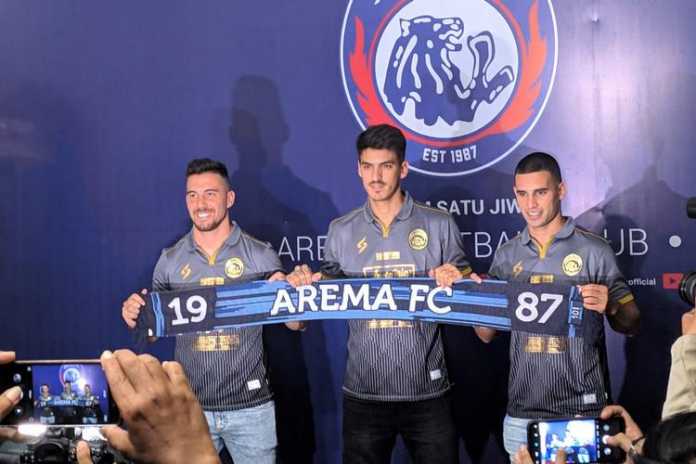 Tiga pemain asing Arema FC