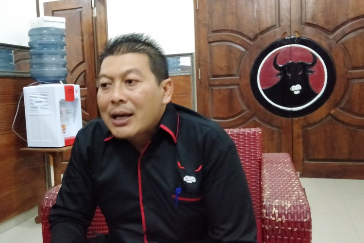 Ketua DPC PDI Perjuangan Kabupaten Malang, Didik Gatot Subroto. (Toski D)