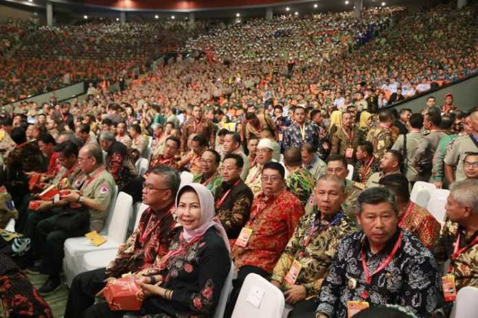 Wali Kota Malang Sutiaji menghadiri rapat koordinasi nasional penanggulangan bencana 2020 di Sentul, Bogor, Jawa Barat, 3 - 4 Februari. (Humas Pemkot Malang)