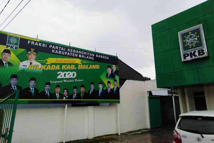 Suasana Kantor DPC PKB Kabupaten Malang. (Istimewa).