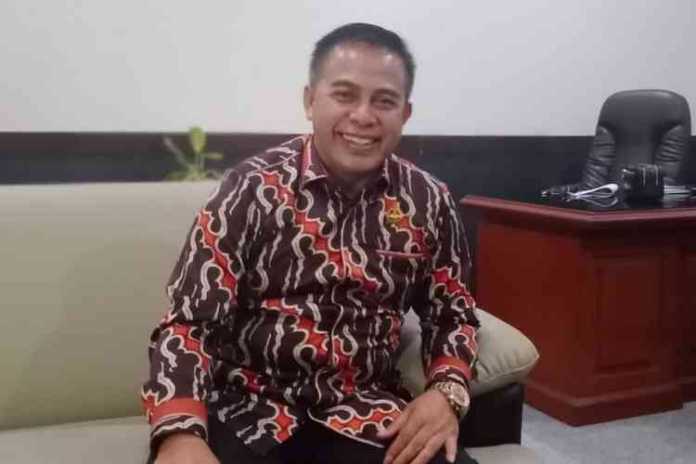 Wakil Ketua DPRD Kabupaten Malang, dari Fraksi Golkar, Miskat. (Toski D).