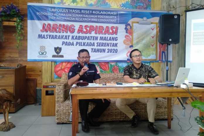 Suasana press Conference hasil Jaring Aspirasi Masyarakat Kabupaten Malang. (Istimewa)