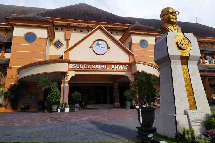 Rumah Sakit Saiful Anwar. (deny rahmawan)