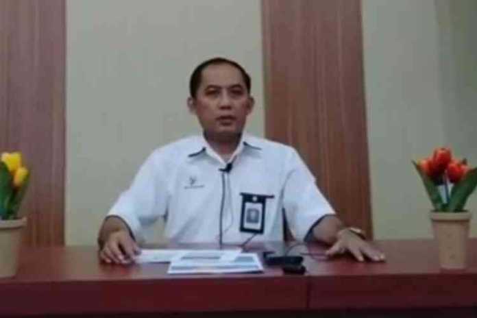 Kepala BPS Kota Malang Sunaryo. (Tangkapan layar YouTube)