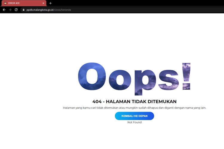 Disdikbud Kota Malang Akui Ada Masalah di Website PPDB