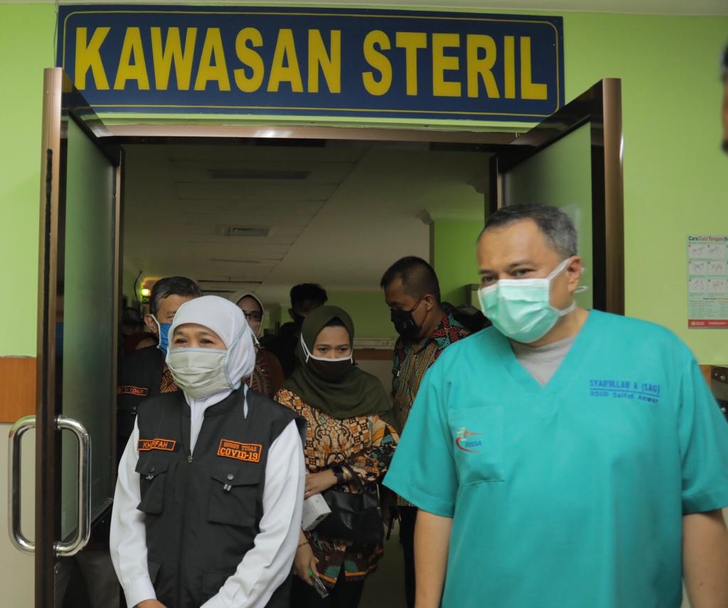 RS Saiful Anwar Siapkan Gedung Khusus COVID-19, Khofifah: Penanganan Komprehensif