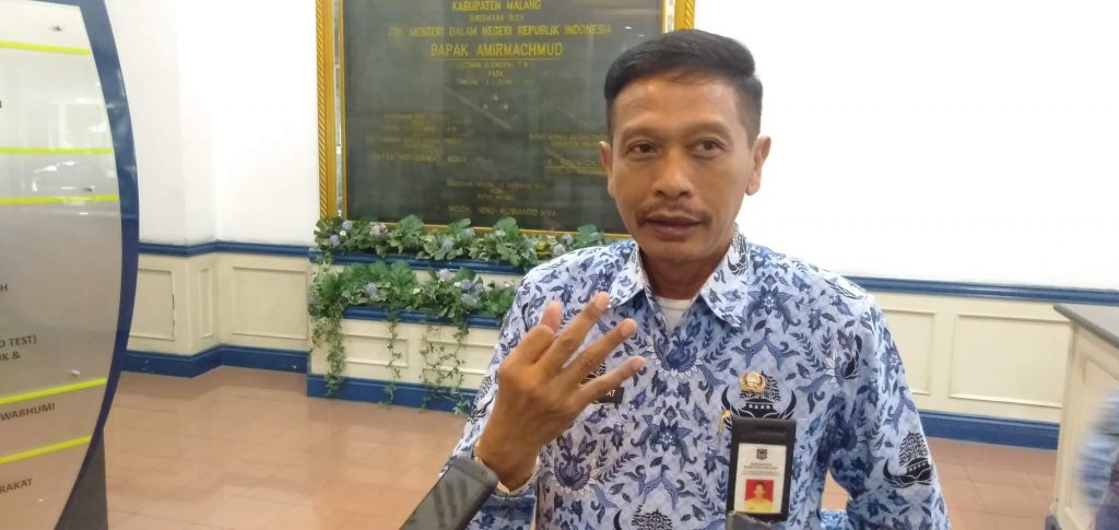 Plt Sekda Pemkab Malang, Wahyu Hidayat. (Toski D)