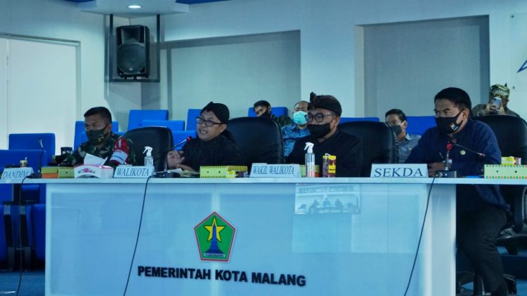 Rakor Bersama Menkopolhukam, Wali Kota Malang Singgung Berita Hoaks dan Penanganan Covid-19