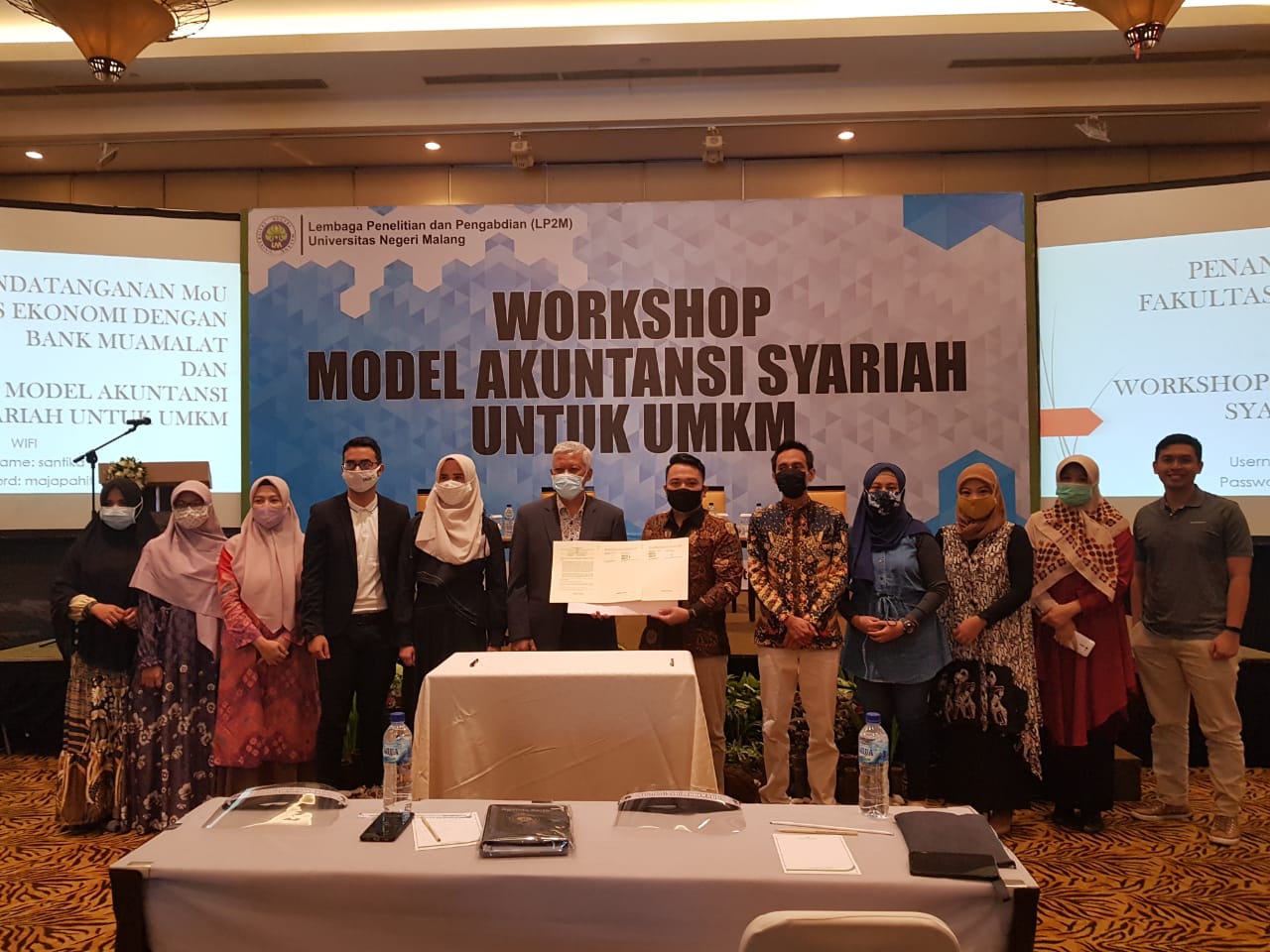 Latih UMKM Kembangkan Akuntansi Syariah, Bank Muamalat Malang Gandeng Fakultas Ekonomi UM
