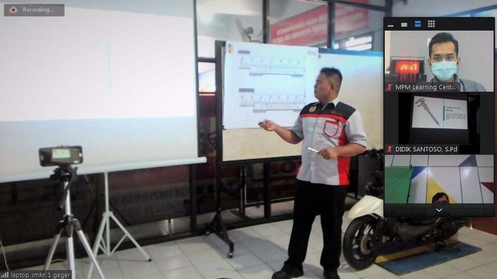 MPM Honda Jatim Adakan Kontes Regional Guru SMK TBSM Virtual