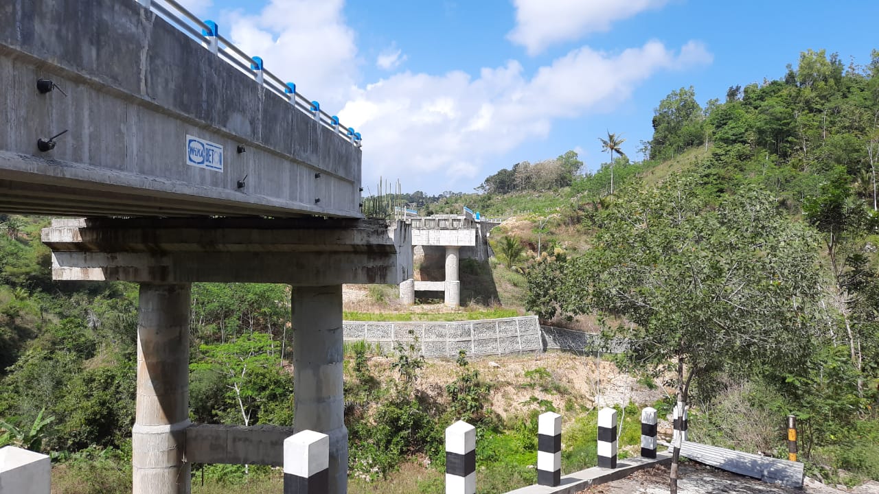 Jembatan Srigonco Diperkirakan Rampung Tahun 2021