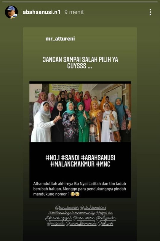 Postingan IG Sanusi Disoal, Bawaslu Akui Tidak Tahu