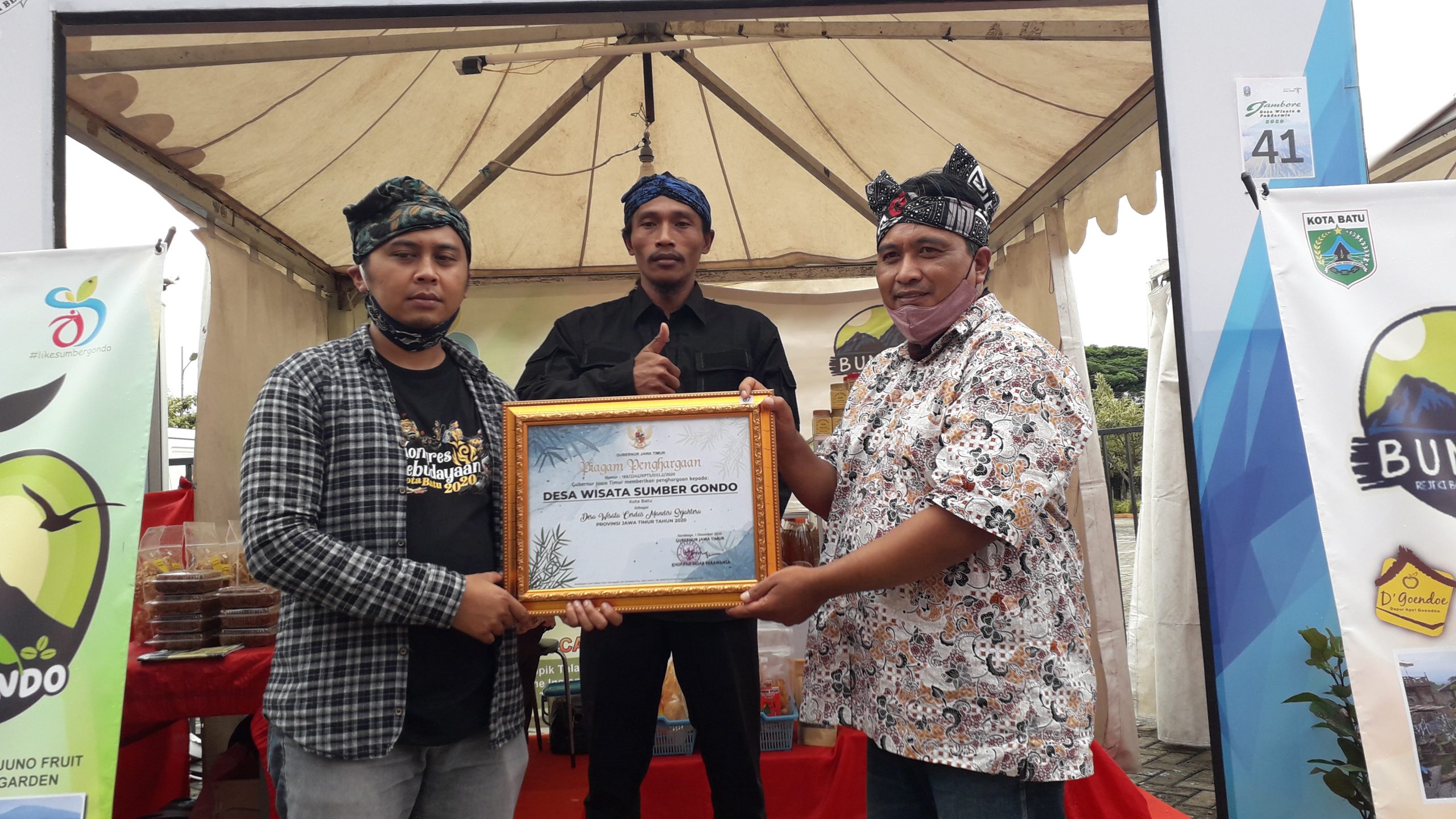Desa Sumbergondo Raih Penghargaan di Jambore Desa Wisata Jatim 2020