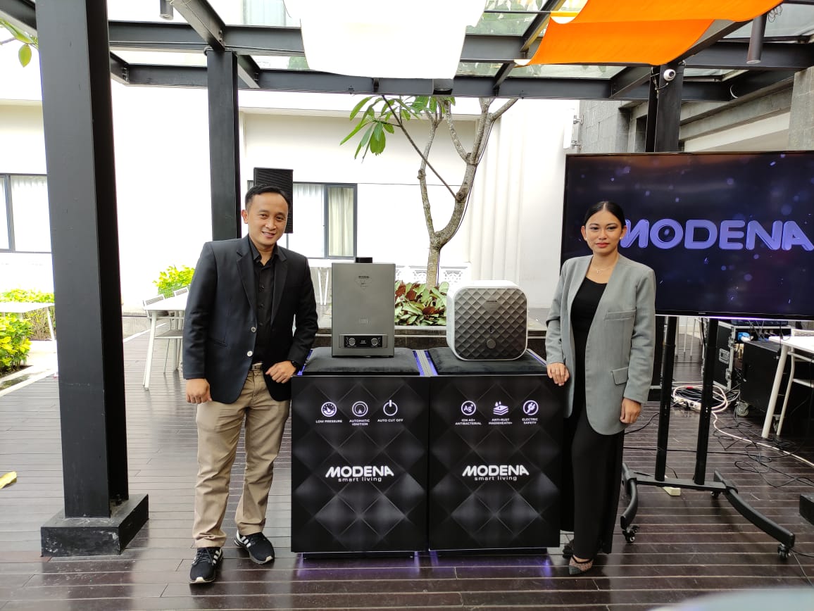 Modena feat Christian Sugiono Luncurkan Water Heater Eksklusif Limited Edition
