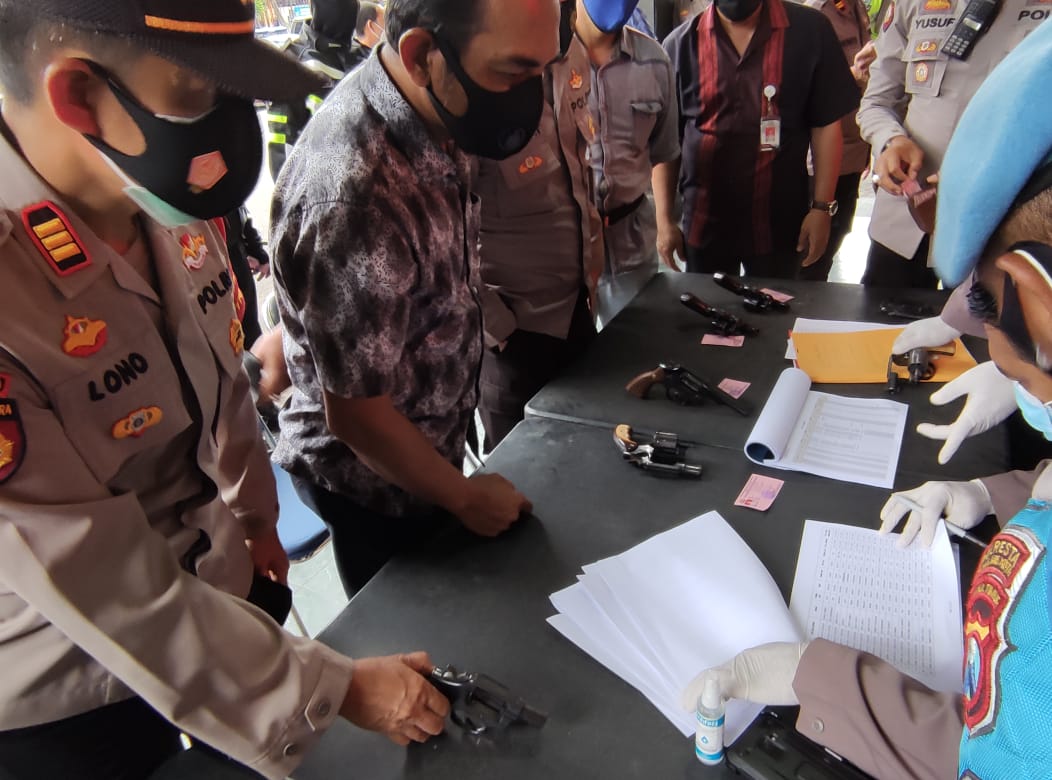 Kendaraan Dinas dan Senpi Anggota Polresta Malang Kota Dicek Polda Jatim