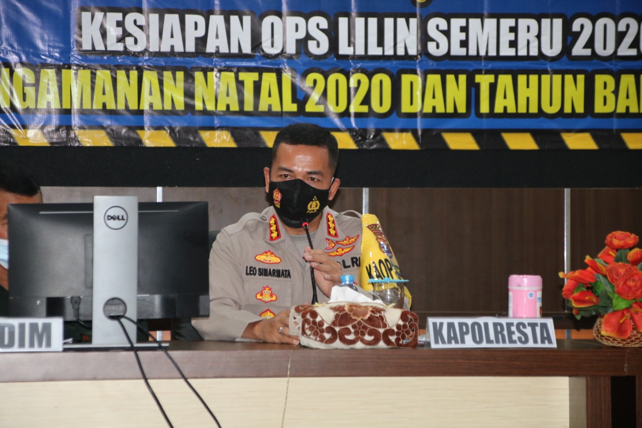 Amankan Natal dan Tahun Baru, Polresta Makota Antisipasi Upaya Teror