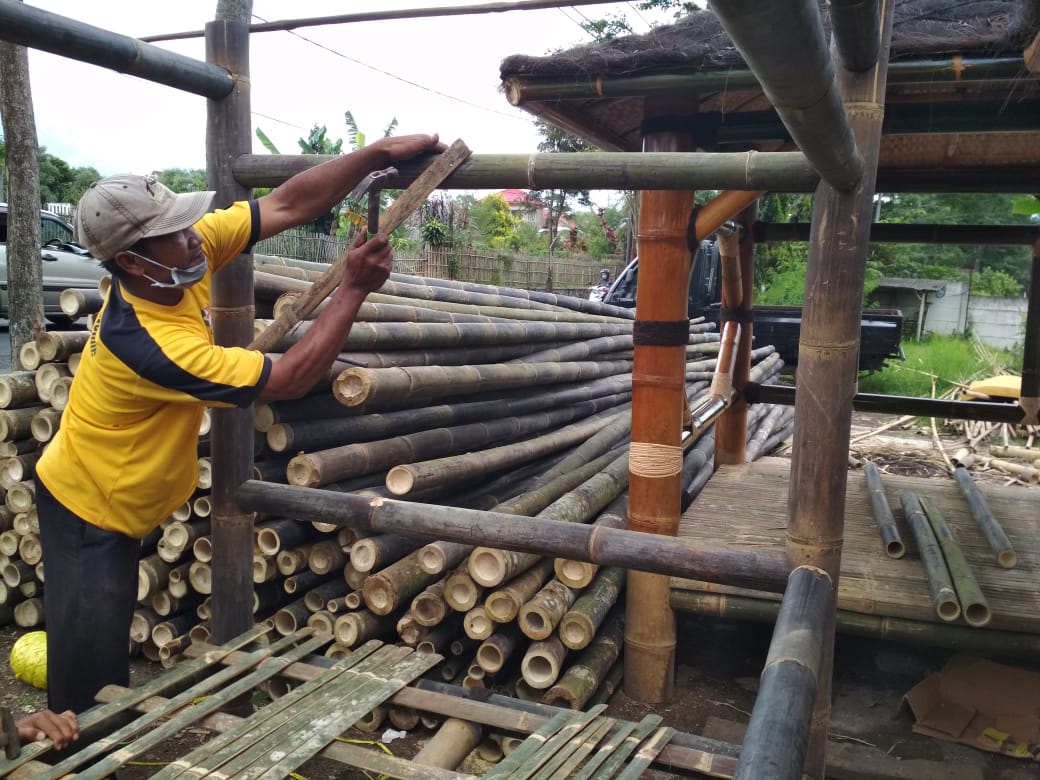 Penghasilan Pengrajin Bambu Meningkat pada Masa Pandemi