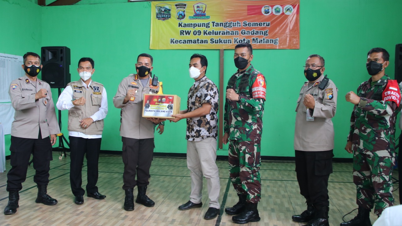 Polresta Malang Kota Gelontorkan Bantuan ke KTS