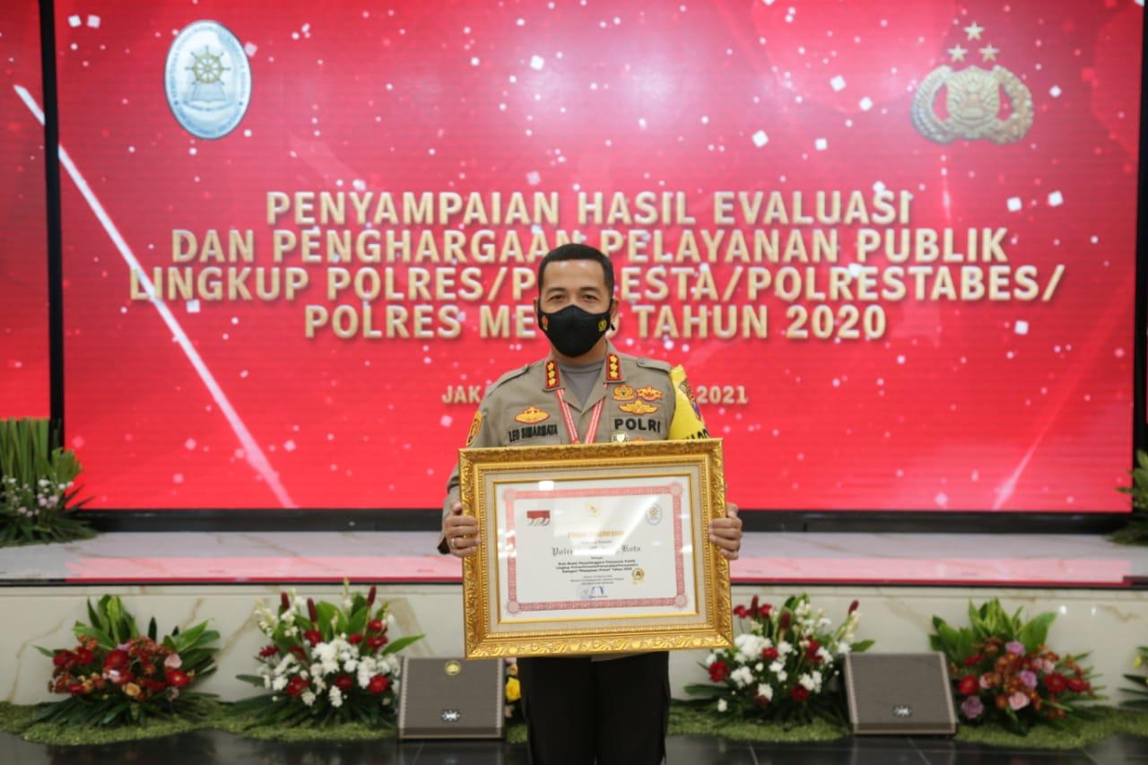Polresta Malang Kota Raih Predikat Pelayanan Publik Prima dari Kemenpan RB