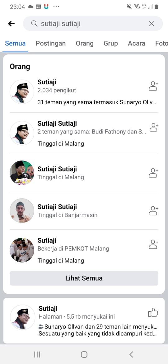 Wali Kota Malang Klarifikasi Akun FB Palsu