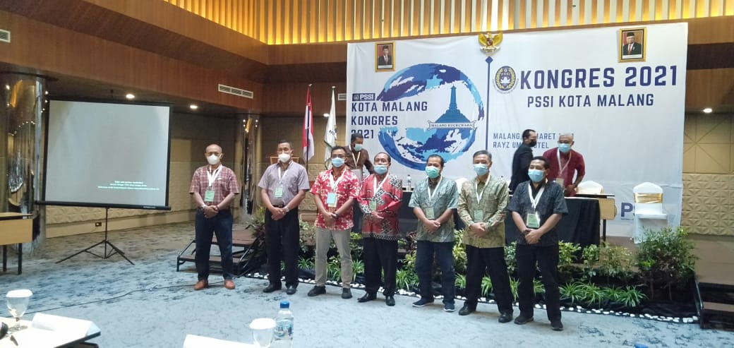 Haris Thofly Tetap Nakhodai Askot PSSI Kota Malang Periode 2021-2025