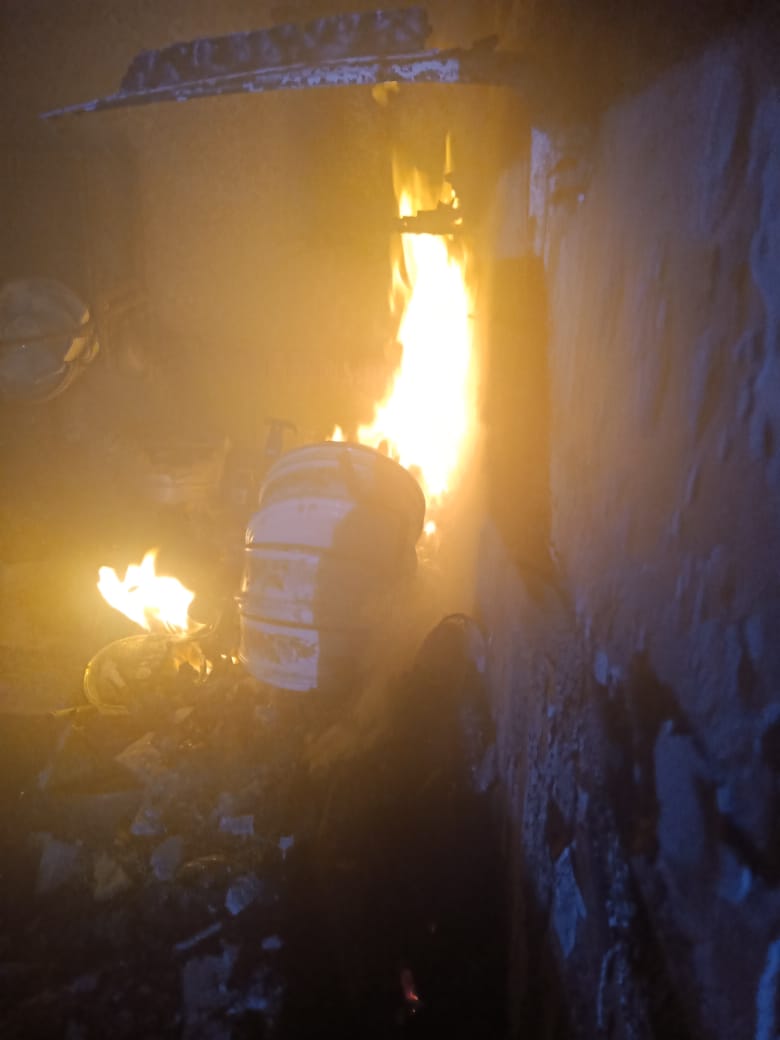 Kebakaran diduga Akibat LPG Bocor, Kerugian diperkirakan Capai Ratusan Juta