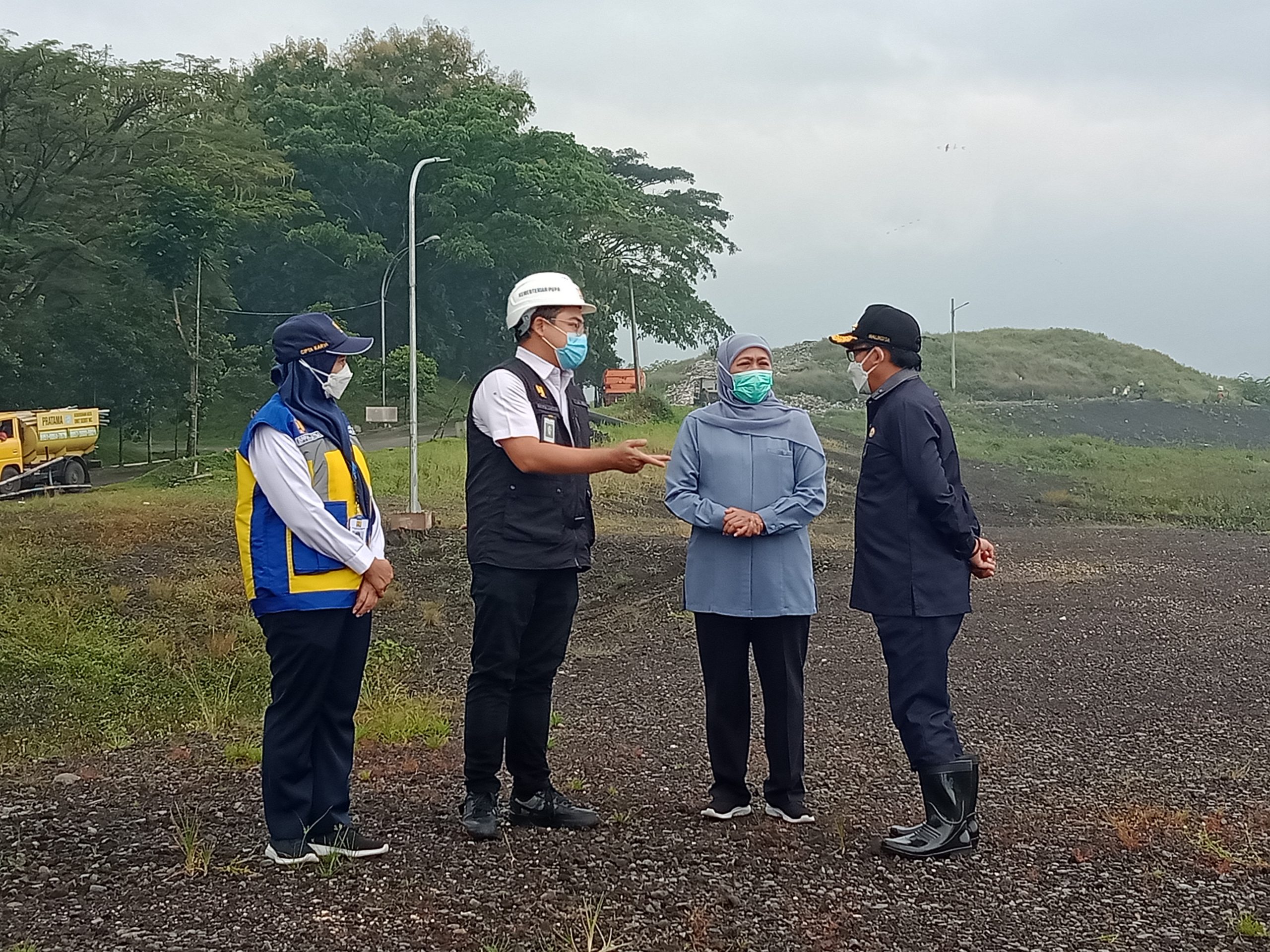 Gubernur Jatim Tinjau Sanitary Landfill TPA Supit Urang