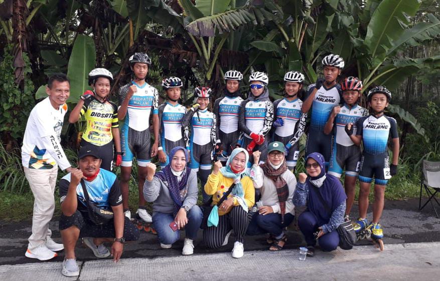 Porserosi Kabupaten Malang Juara Umum III di Event Uji Tanding Kejurprov V Sepatu Roda Jatim