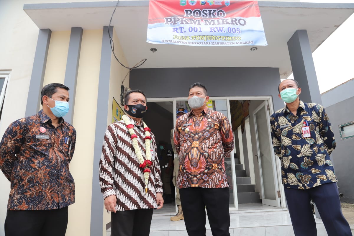 Dirjen Bina Pemerintah Desa Apresiasi Pelaksanaan PPKM Mikro Kabupaten Malang