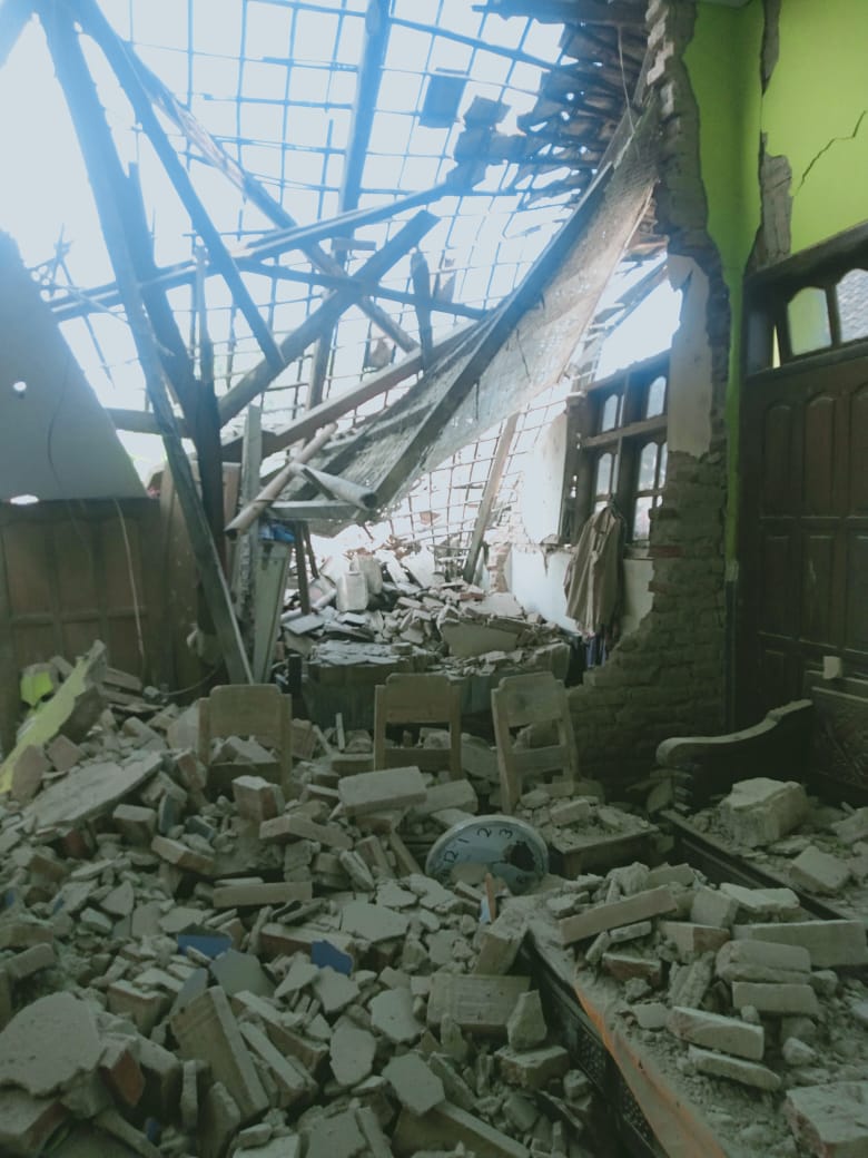 Dampak Gempa Sementara, Tiga Meninggal Ratusan Bangunan Rusak