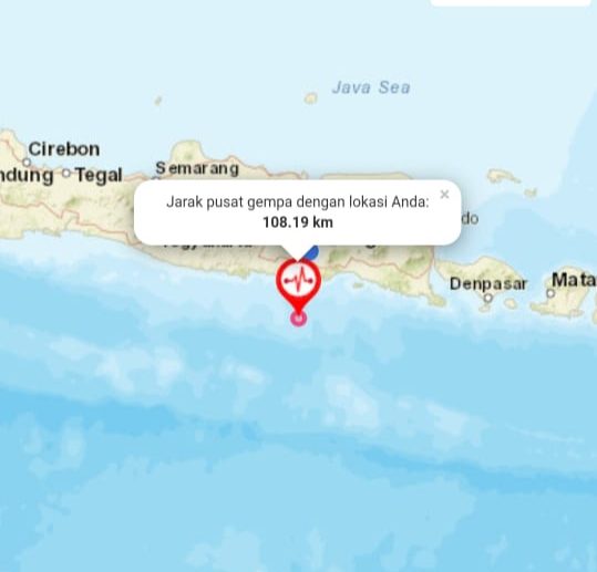 Gempa Bermagnitudo 6,7 Guncang Kabupaten Malang, Tidak Berpotensi Tsunami