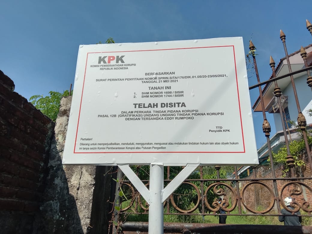 MCW Soroti Tindakan KPK Menyita Tanah di Jalan Sultan Agung Kota Batu