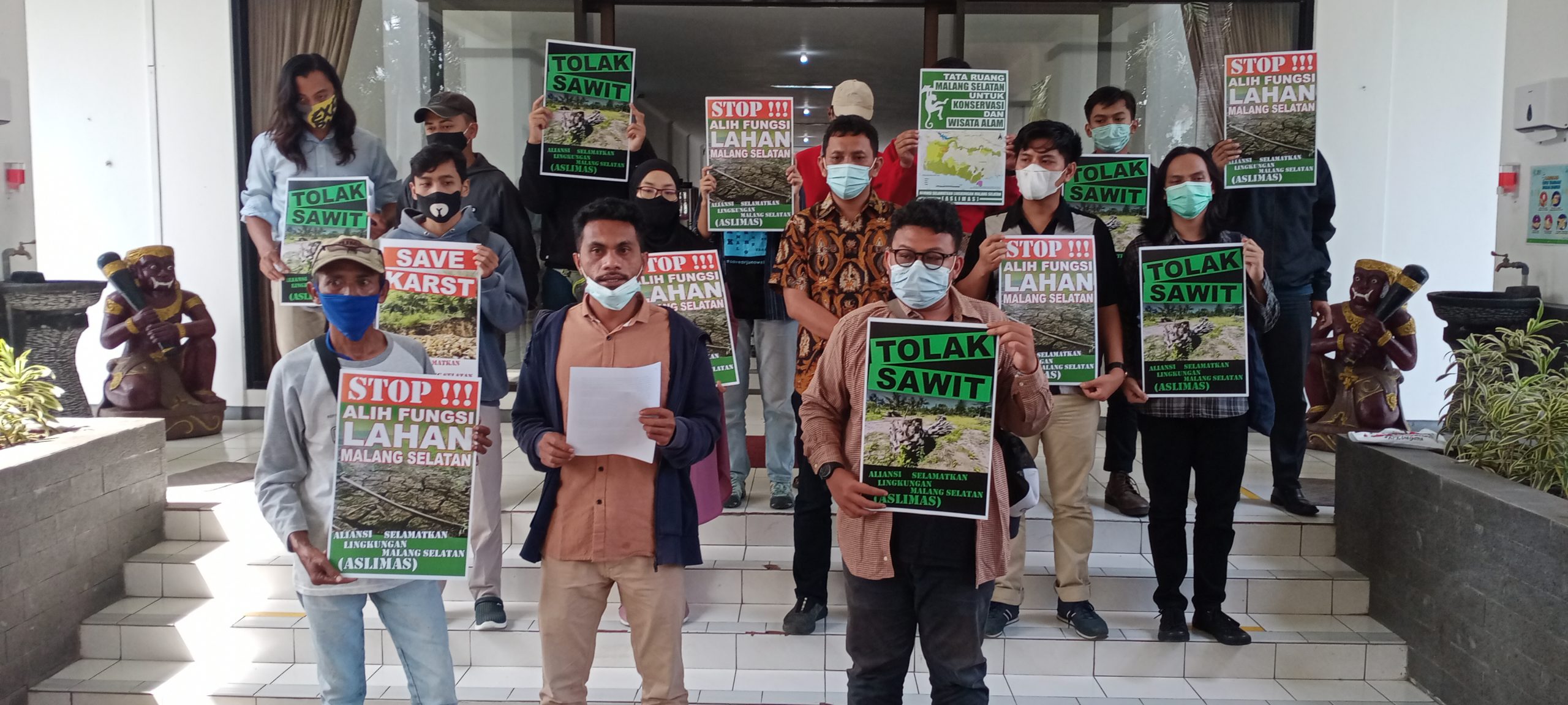 Aliansi Selamatkan Lingkungan Malang Selatan Kompak Tolak Budidaya Sawit