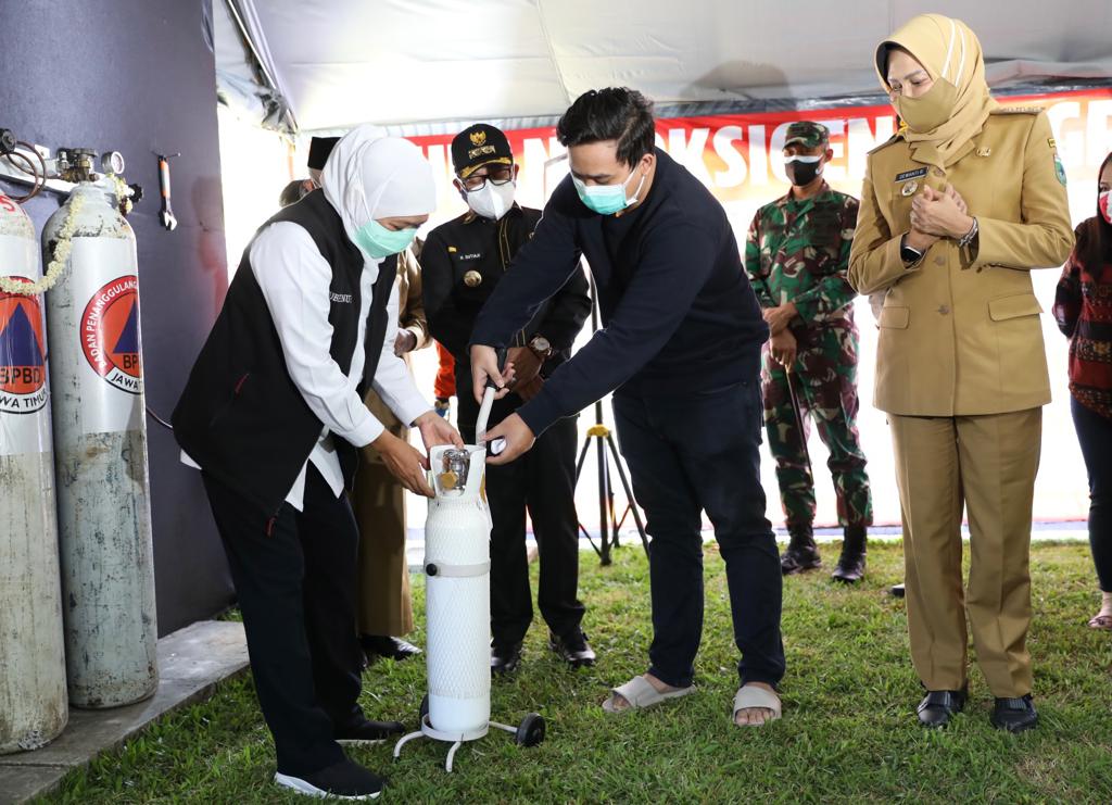 Depo Isi Ulang Oksigen Dibuka, Gubernur Jatim Berencana Tambah  20 Ton Iso Tank