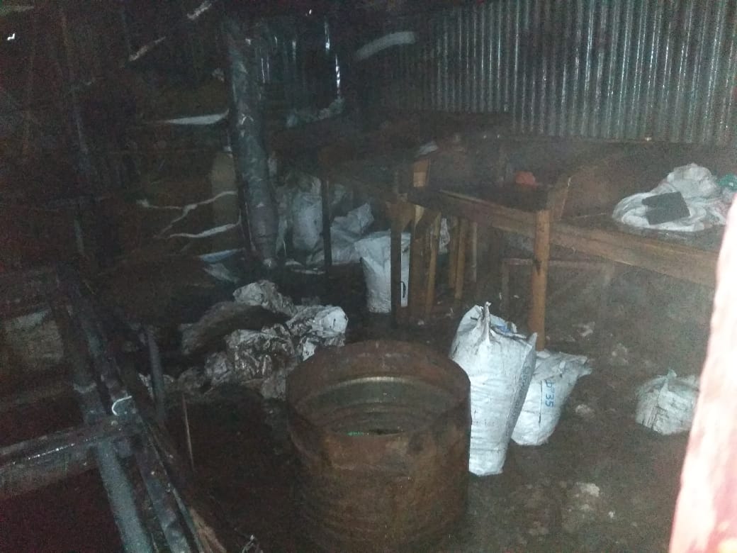 Gegara Puntung Rokok, Home Industri Pembuatan Dupa di Wagir Terbakar