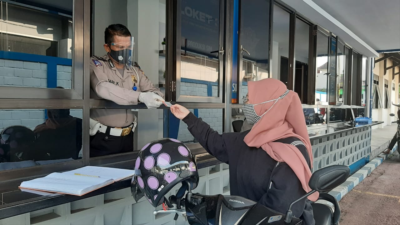 Satlantas Polres Malang Maksimalkan SIM SALABIM untuk Perpanjangan SIM